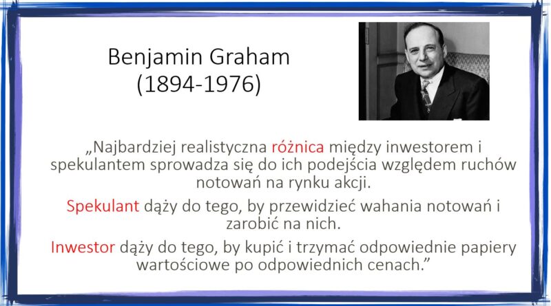 Cytaty cz. 1 – Benjamin Graham